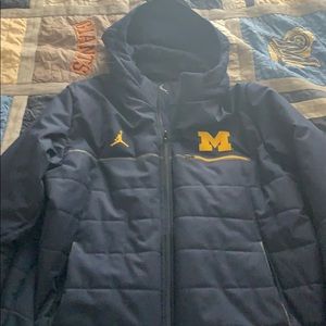 Michigan Jordan winter coat PE